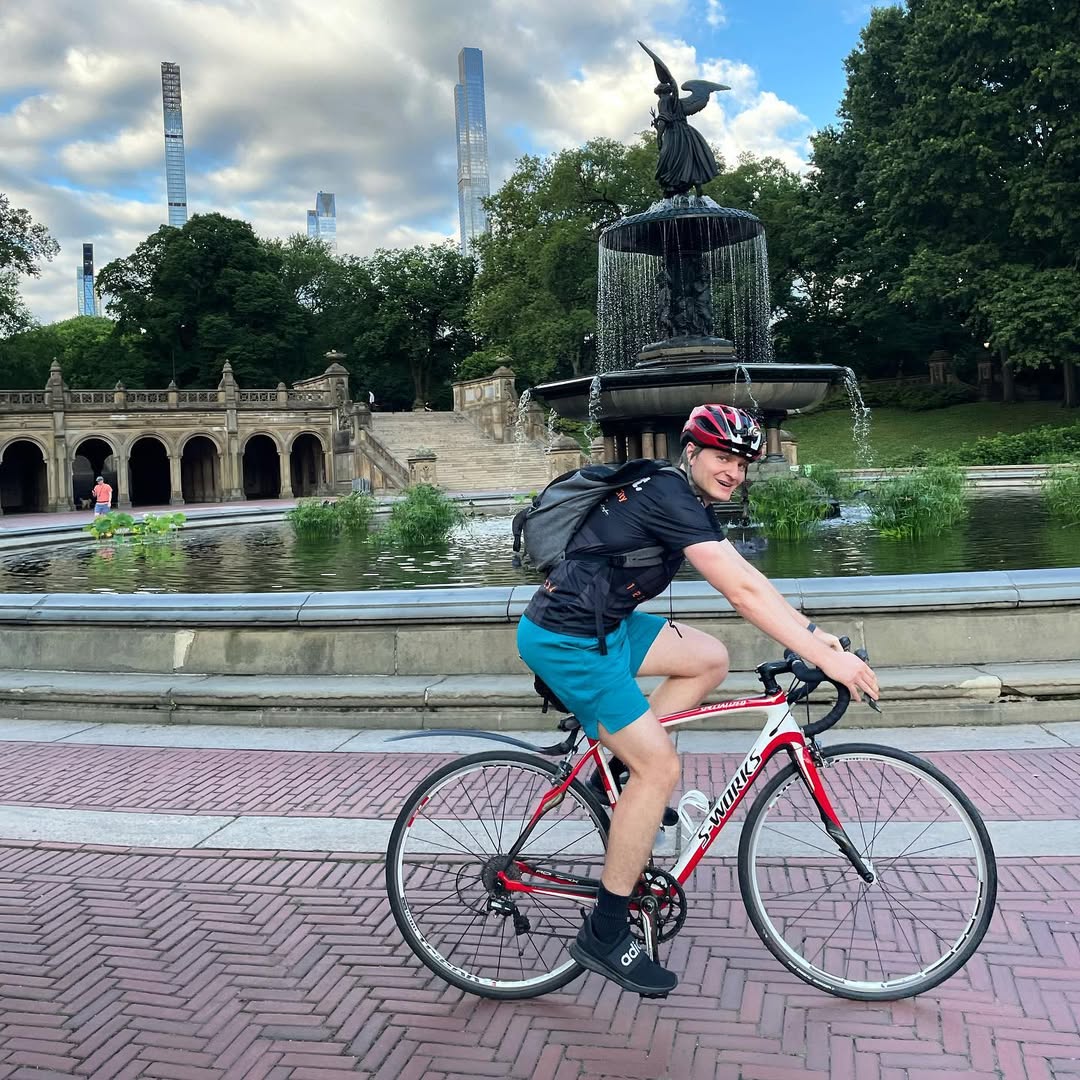 biking